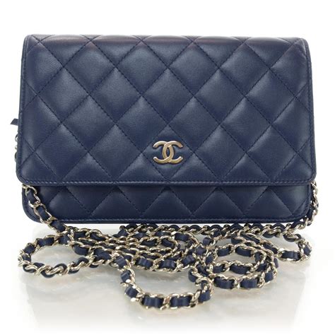 chanel lambskin wallet on chain 2011